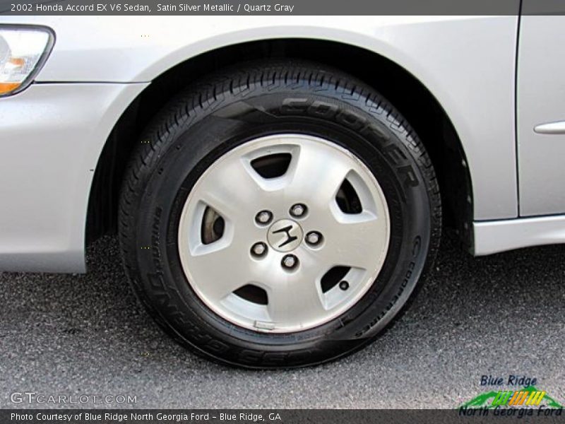 Satin Silver Metallic / Quartz Gray 2002 Honda Accord EX V6 Sedan
