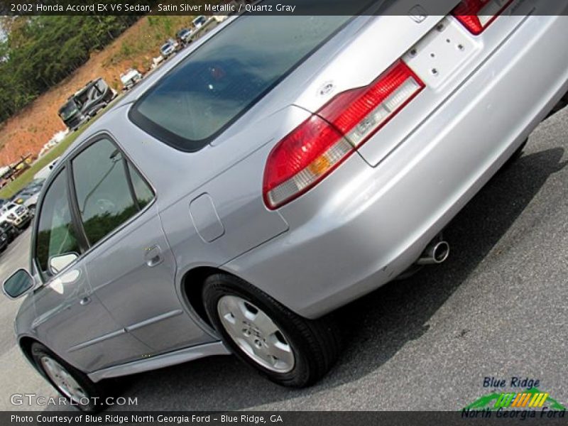 Satin Silver Metallic / Quartz Gray 2002 Honda Accord EX V6 Sedan