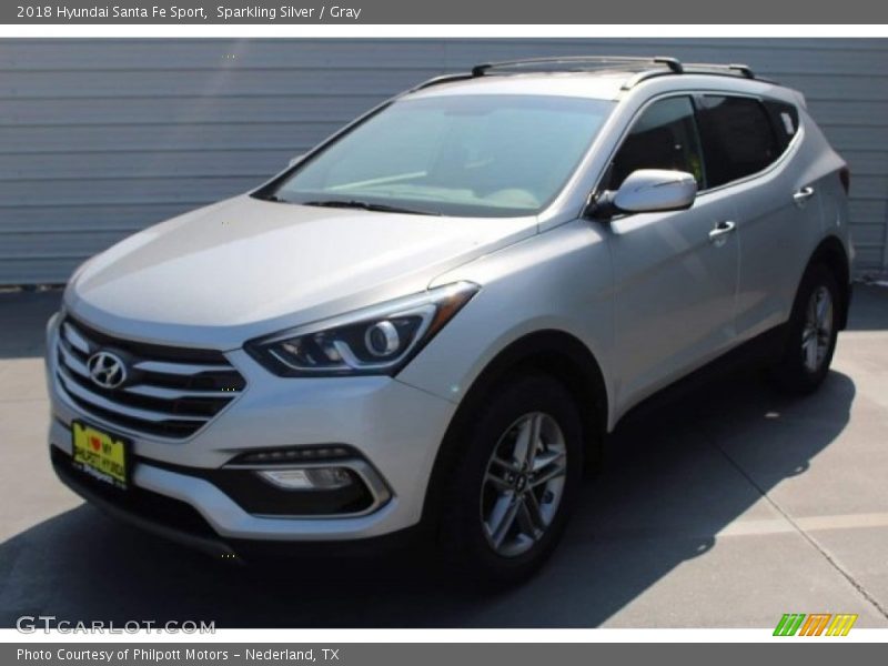 Sparkling Silver / Gray 2018 Hyundai Santa Fe Sport