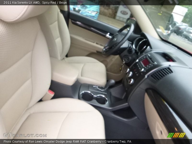 Spicy Red / Beige 2011 Kia Sorento LX AWD