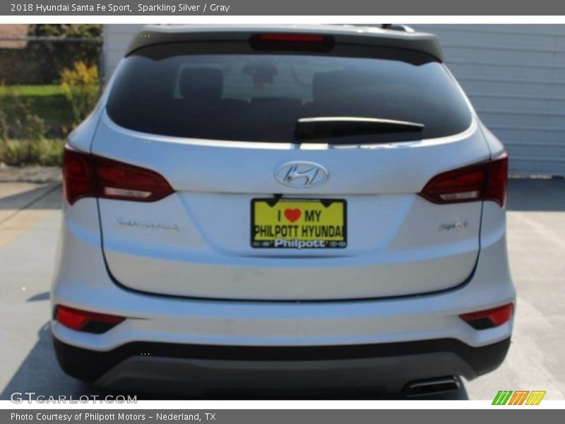 Sparkling Silver / Gray 2018 Hyundai Santa Fe Sport