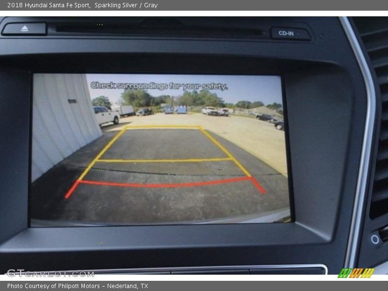 Sparkling Silver / Gray 2018 Hyundai Santa Fe Sport
