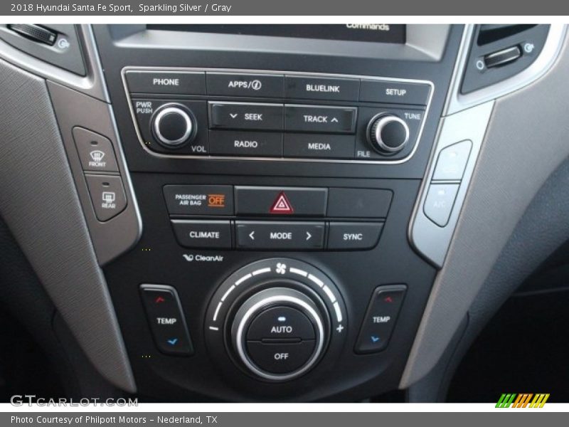 Sparkling Silver / Gray 2018 Hyundai Santa Fe Sport
