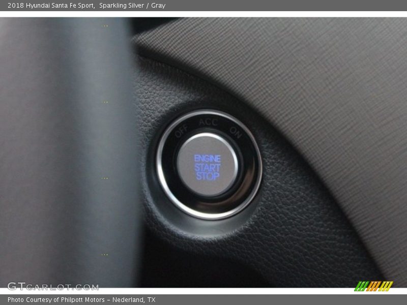 Sparkling Silver / Gray 2018 Hyundai Santa Fe Sport