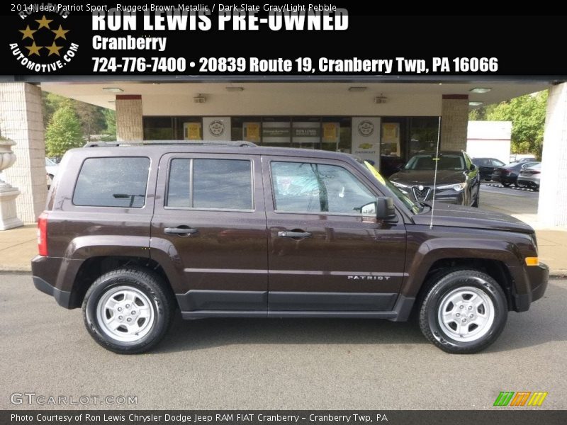Rugged Brown Metallic / Dark Slate Gray/Light Pebble 2014 Jeep Patriot Sport