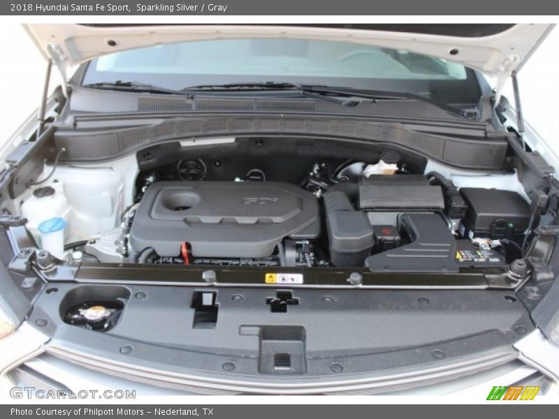 Sparkling Silver / Gray 2018 Hyundai Santa Fe Sport
