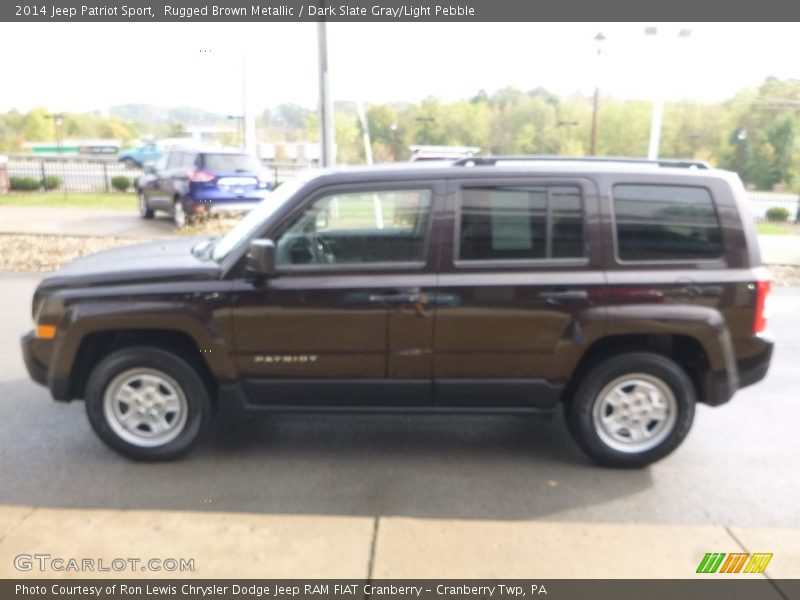 Rugged Brown Metallic / Dark Slate Gray/Light Pebble 2014 Jeep Patriot Sport