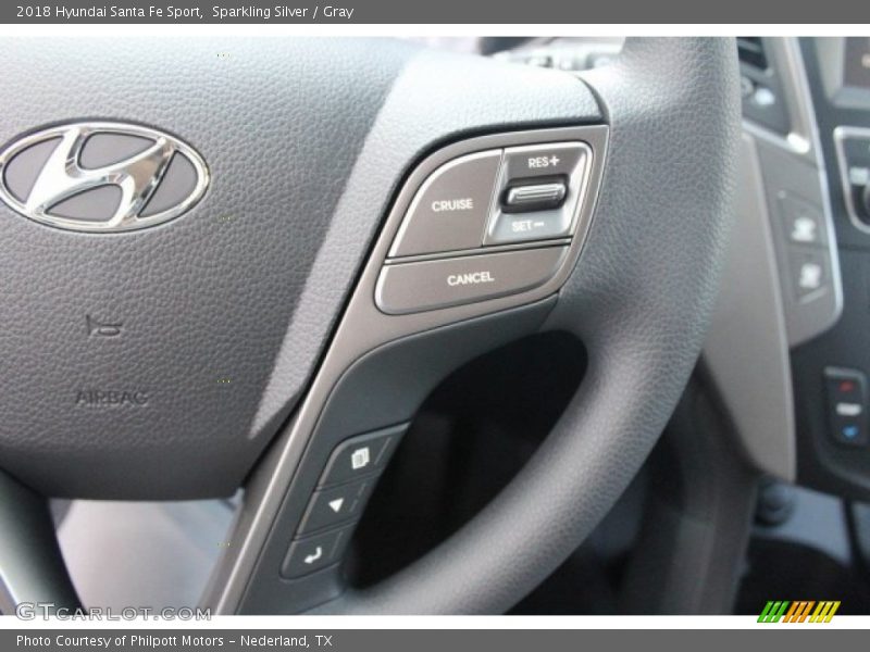 Sparkling Silver / Gray 2018 Hyundai Santa Fe Sport