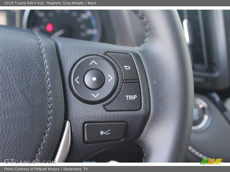 Magnetic Gray Metallic / Black 2018 Toyota RAV4 XLE