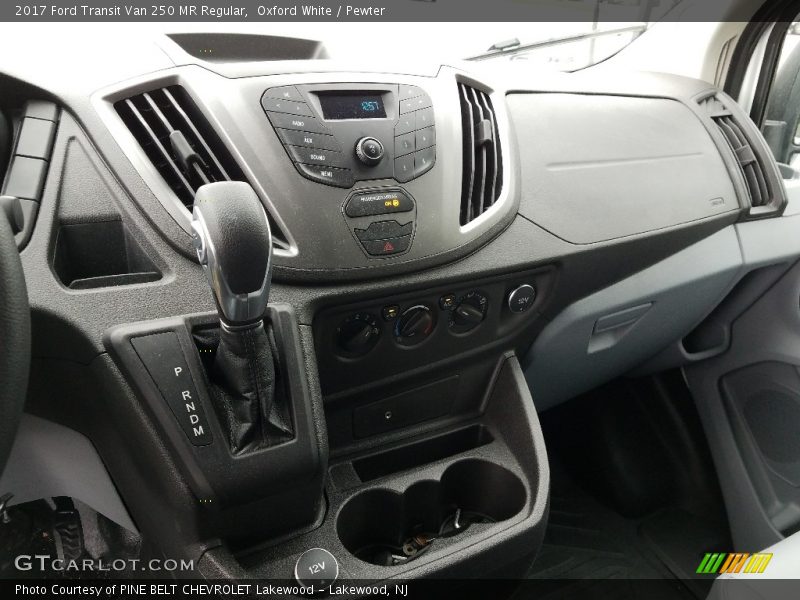 Oxford White / Pewter 2017 Ford Transit Van 250 MR Regular