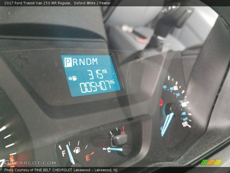 Oxford White / Pewter 2017 Ford Transit Van 250 MR Regular