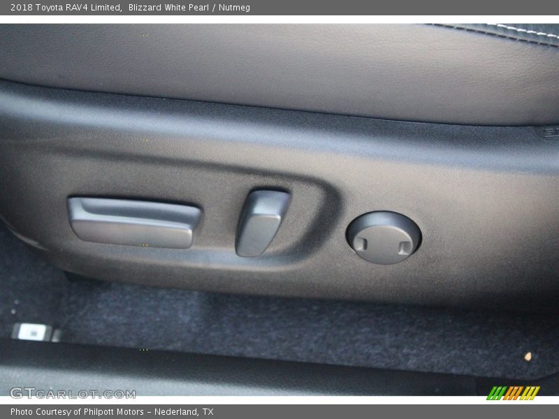 Blizzard White Pearl / Nutmeg 2018 Toyota RAV4 Limited