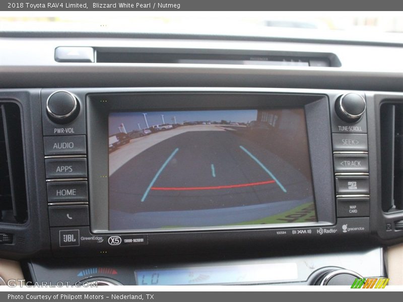 Blizzard White Pearl / Nutmeg 2018 Toyota RAV4 Limited