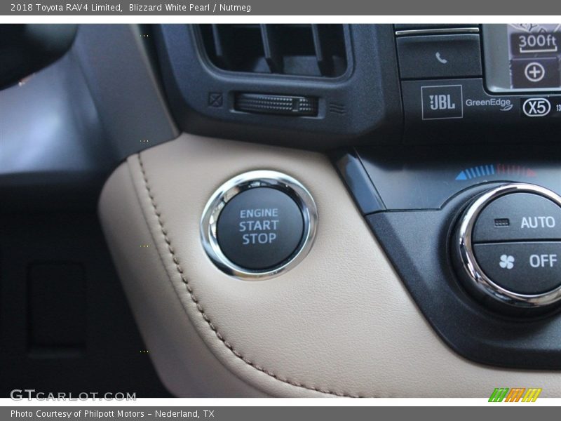 Blizzard White Pearl / Nutmeg 2018 Toyota RAV4 Limited