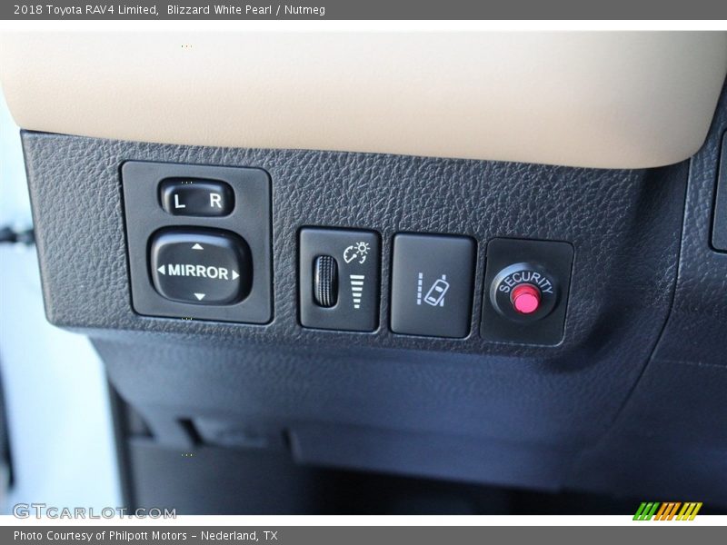 Blizzard White Pearl / Nutmeg 2018 Toyota RAV4 Limited