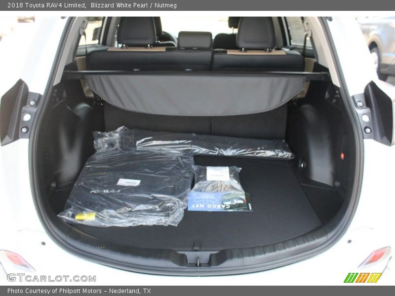 Blizzard White Pearl / Nutmeg 2018 Toyota RAV4 Limited