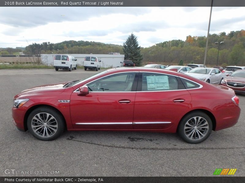 Red Quartz Tintcoat / Light Neutral 2018 Buick LaCrosse Essence