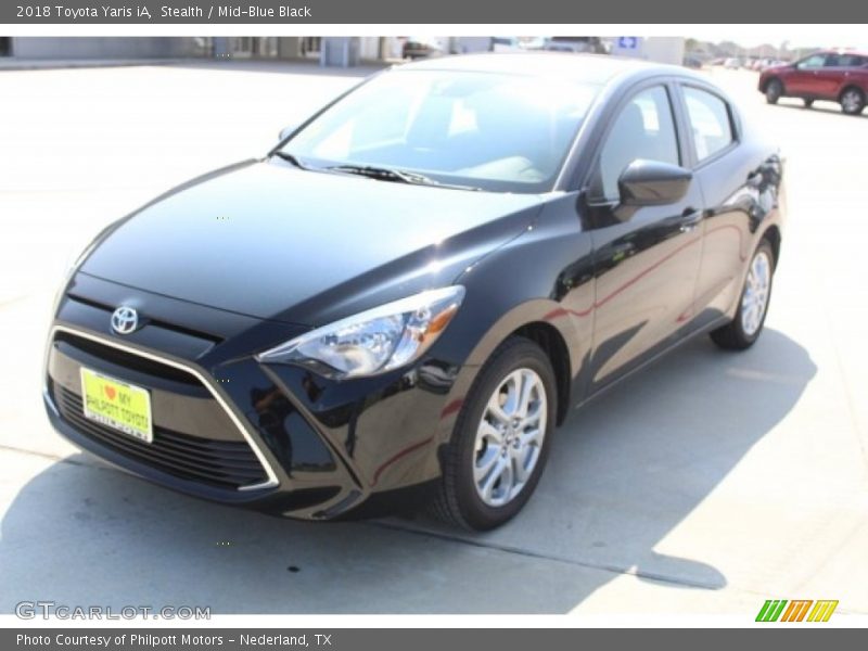 Stealth / Mid-Blue Black 2018 Toyota Yaris iA