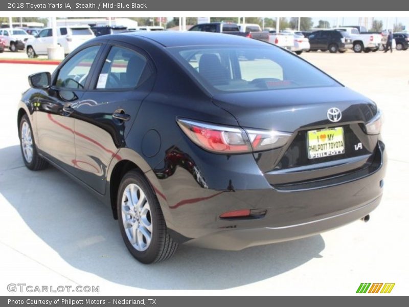Stealth / Mid-Blue Black 2018 Toyota Yaris iA