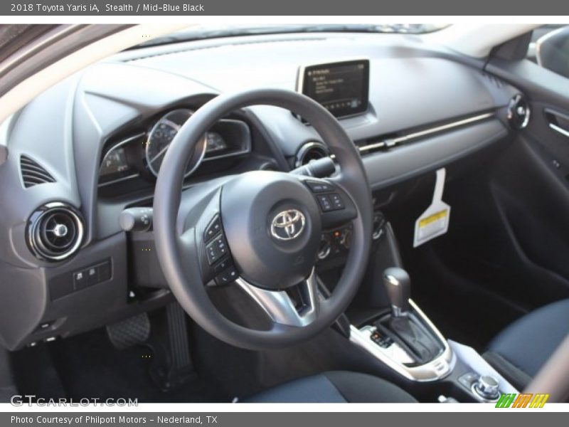 Stealth / Mid-Blue Black 2018 Toyota Yaris iA
