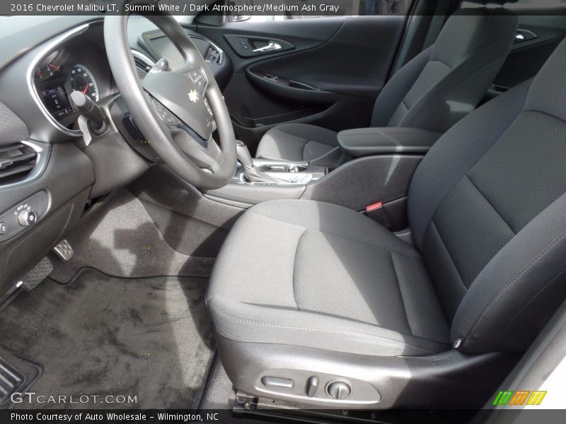 Summit White / Dark Atmosphere/Medium Ash Gray 2016 Chevrolet Malibu LT