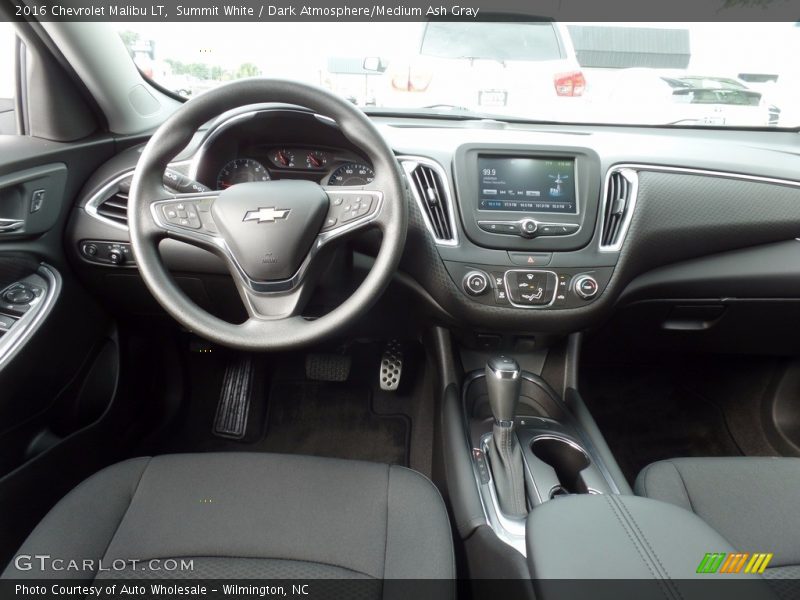Summit White / Dark Atmosphere/Medium Ash Gray 2016 Chevrolet Malibu LT