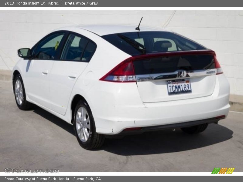 Taffeta White / Gray 2013 Honda Insight EX Hybrid