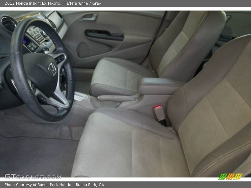 Taffeta White / Gray 2013 Honda Insight EX Hybrid