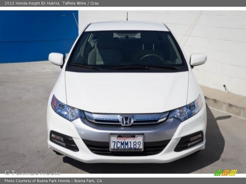 Taffeta White / Gray 2013 Honda Insight EX Hybrid