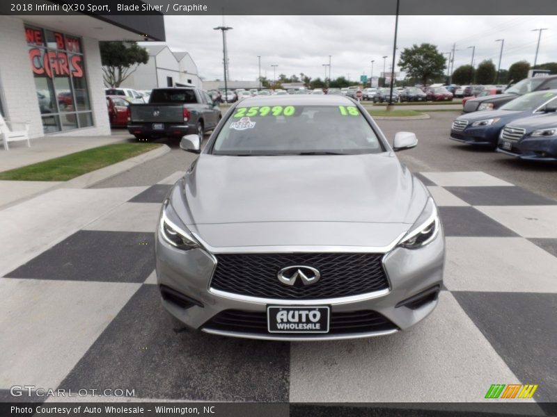 Blade Silver / Graphite 2018 Infiniti QX30 Sport