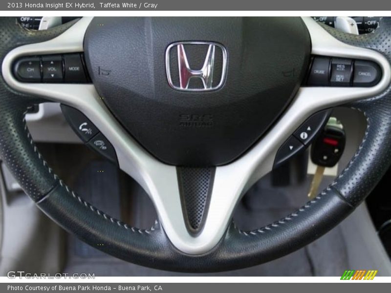 Taffeta White / Gray 2013 Honda Insight EX Hybrid