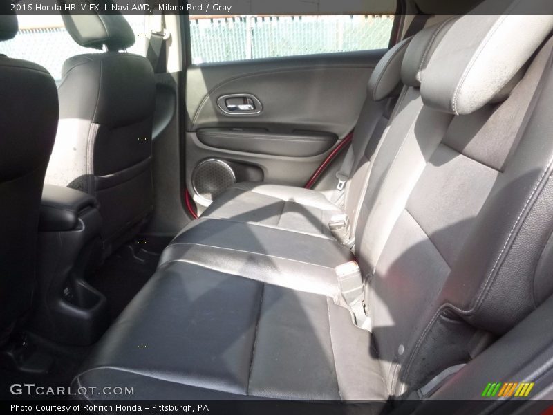 Milano Red / Gray 2016 Honda HR-V EX-L Navi AWD