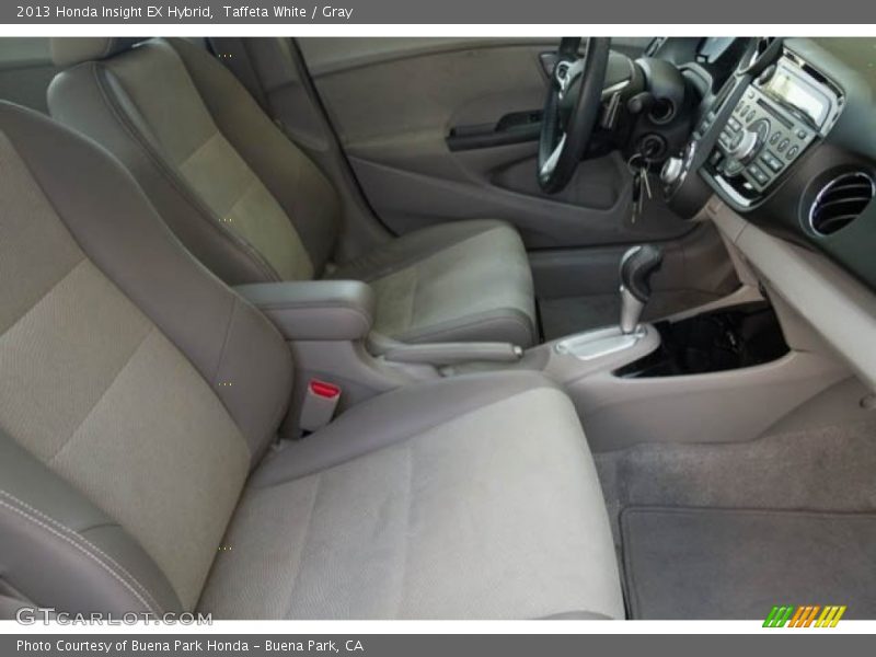 Taffeta White / Gray 2013 Honda Insight EX Hybrid