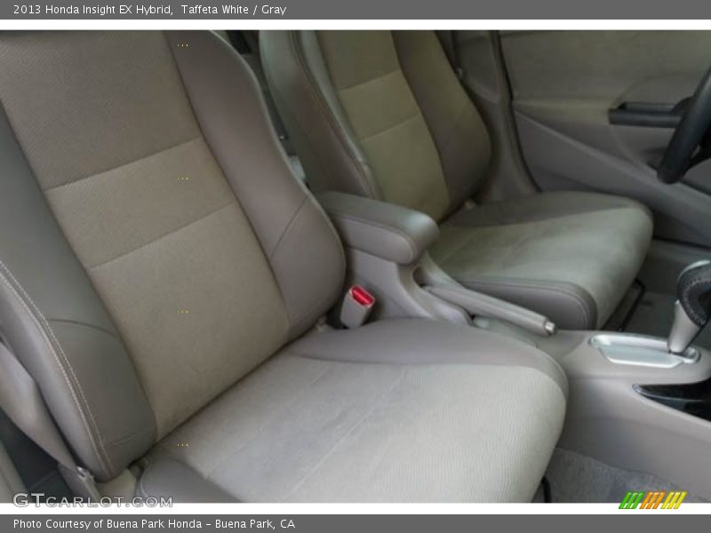Taffeta White / Gray 2013 Honda Insight EX Hybrid