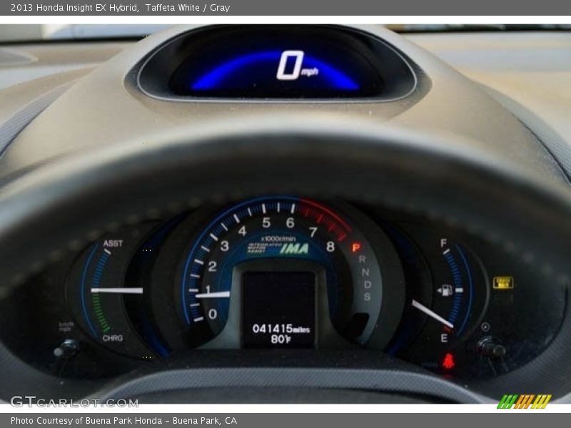 Taffeta White / Gray 2013 Honda Insight EX Hybrid