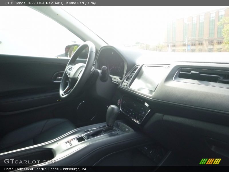 Milano Red / Gray 2016 Honda HR-V EX-L Navi AWD
