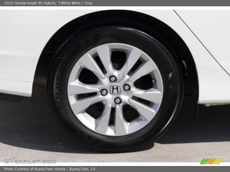 Taffeta White / Gray 2013 Honda Insight EX Hybrid