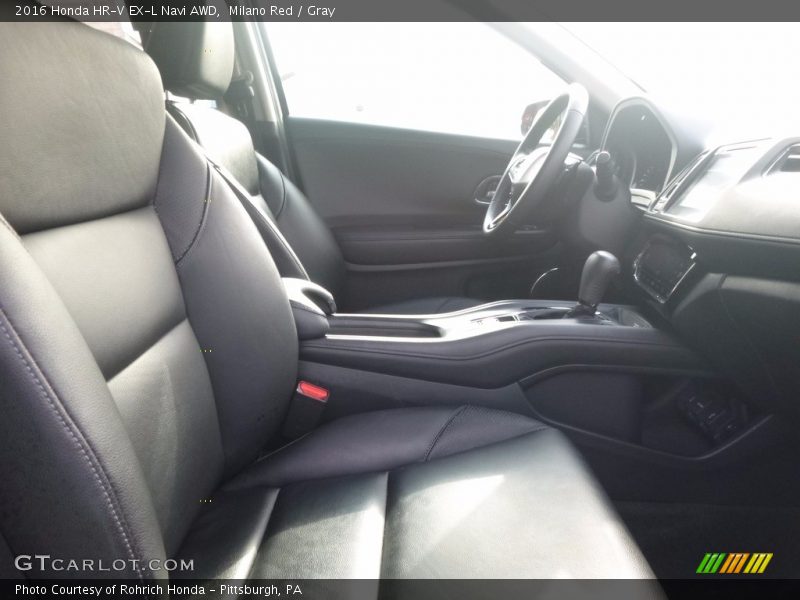 Milano Red / Gray 2016 Honda HR-V EX-L Navi AWD