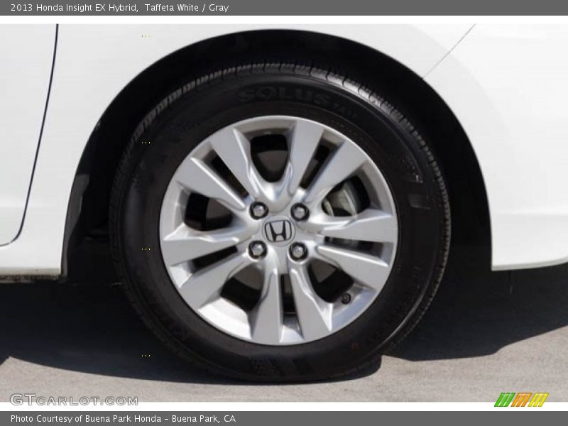 Taffeta White / Gray 2013 Honda Insight EX Hybrid