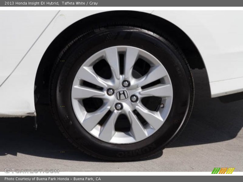 Taffeta White / Gray 2013 Honda Insight EX Hybrid