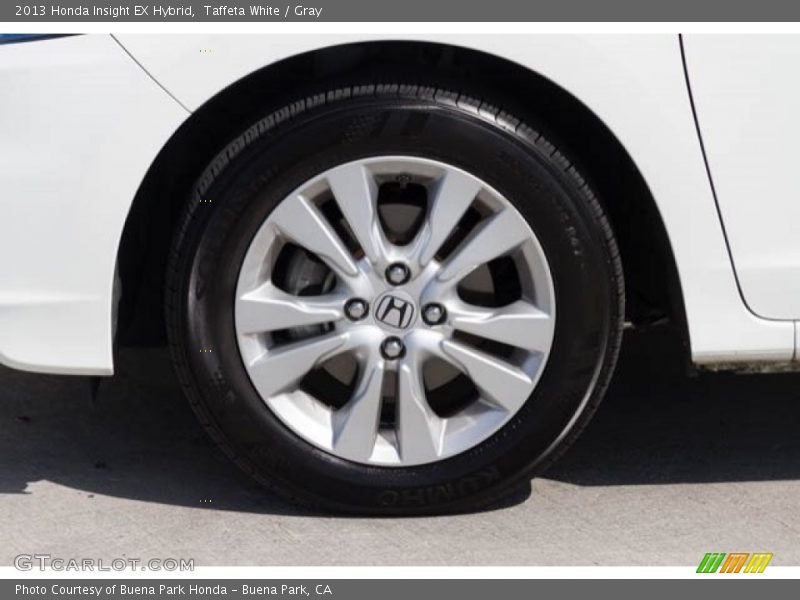 Taffeta White / Gray 2013 Honda Insight EX Hybrid