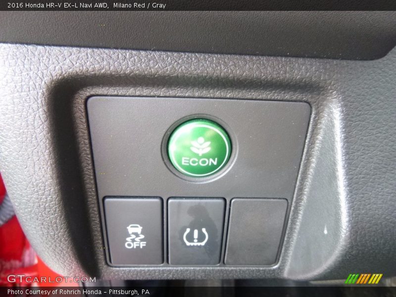 Milano Red / Gray 2016 Honda HR-V EX-L Navi AWD