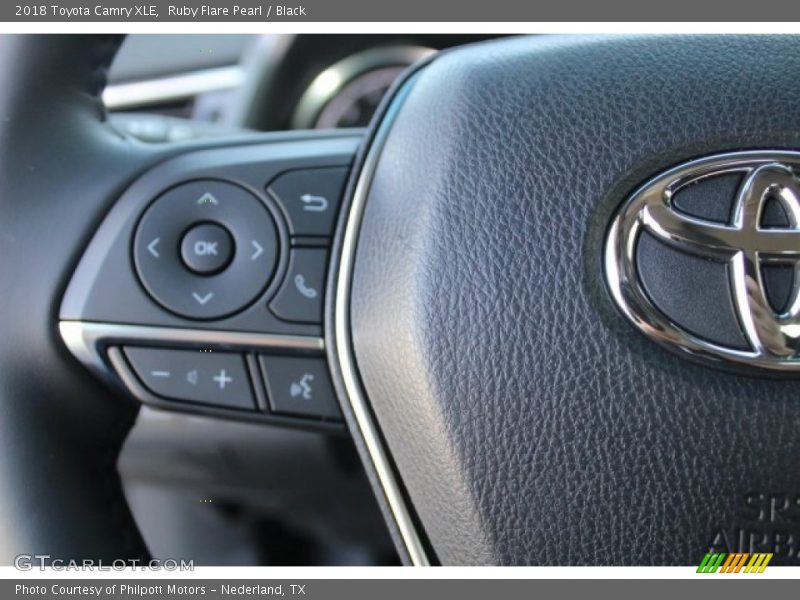 Ruby Flare Pearl / Black 2018 Toyota Camry XLE