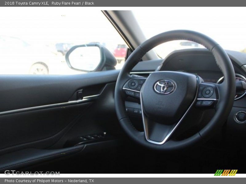 Ruby Flare Pearl / Black 2018 Toyota Camry XLE