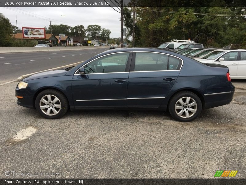 Shadow Blue / Black 2006 Volkswagen Passat 2.0T Sedan