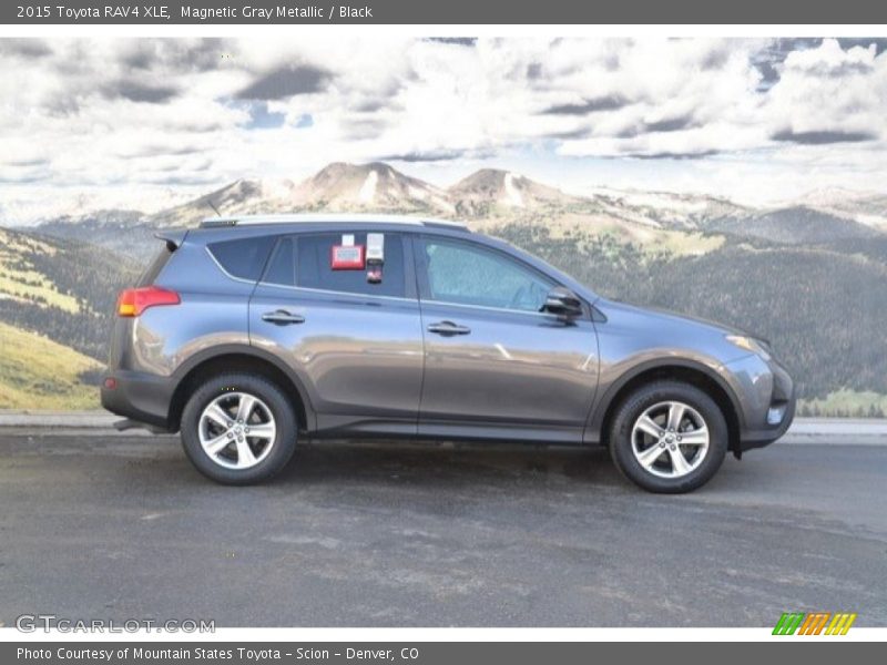 Magnetic Gray Metallic / Black 2015 Toyota RAV4 XLE