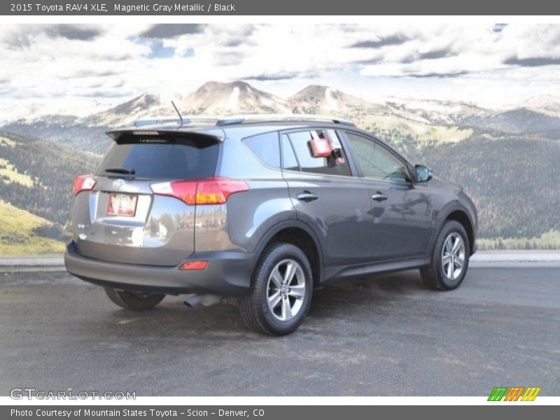 Magnetic Gray Metallic / Black 2015 Toyota RAV4 XLE