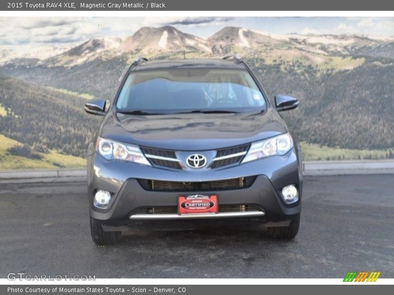 Magnetic Gray Metallic / Black 2015 Toyota RAV4 XLE