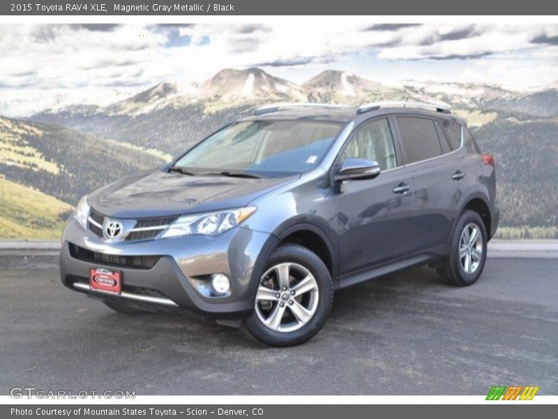 Magnetic Gray Metallic / Black 2015 Toyota RAV4 XLE