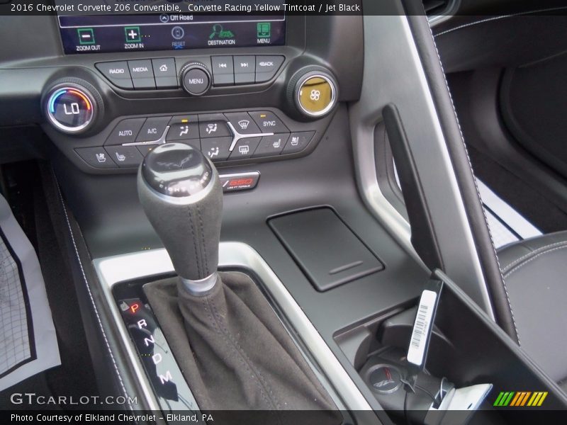 Corvette Racing Yellow Tintcoat / Jet Black 2016 Chevrolet Corvette Z06 Convertible